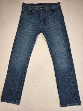 LeviS 505 Straight Leg Denim Jeans W33 L32 Medium Wash